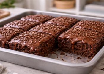 O bolo de chocolate que fica pronto em poucos minutos