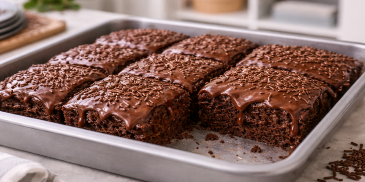 O bolo de chocolate que fica pronto em poucos minutos