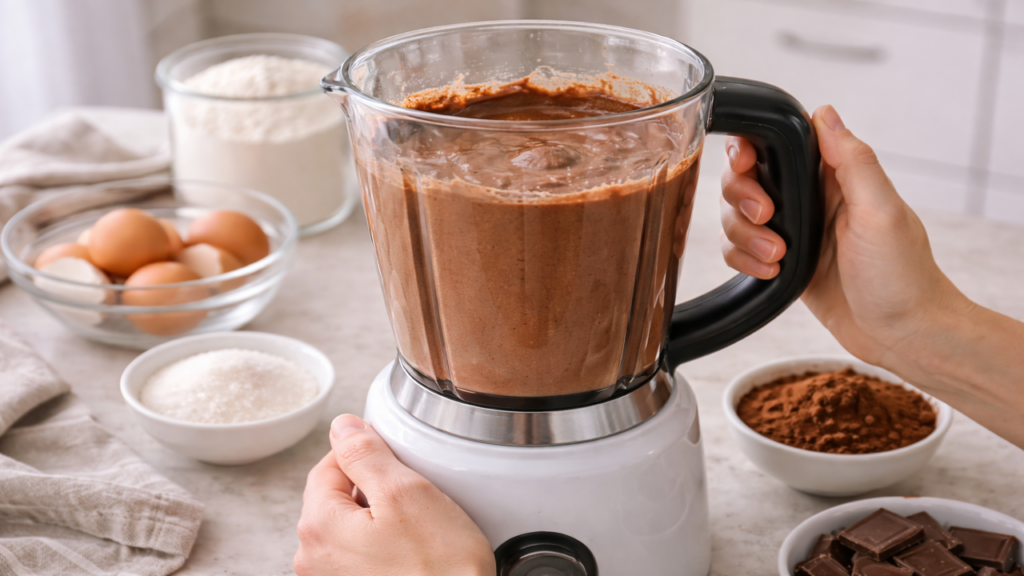 O bolo de chocolate que fica pronto em poucos minutos