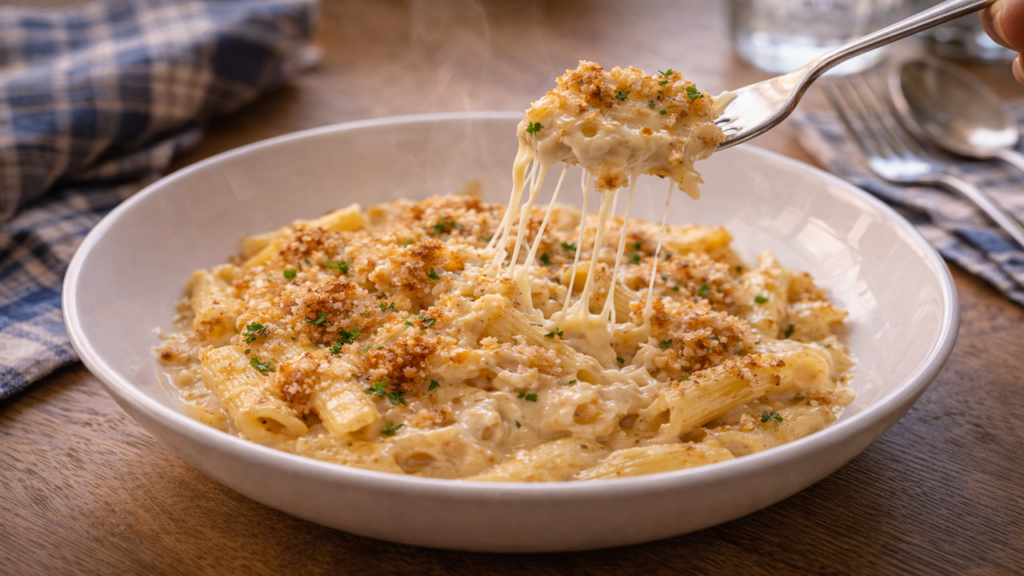 O macarrão simples que vira estrela do almoço em família