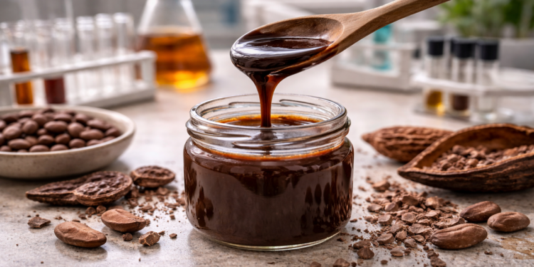 O mel de chocolate é produzida em laboratório