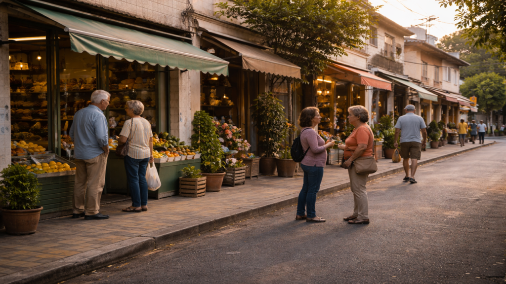 O fechamento mais simbólico do comércio local