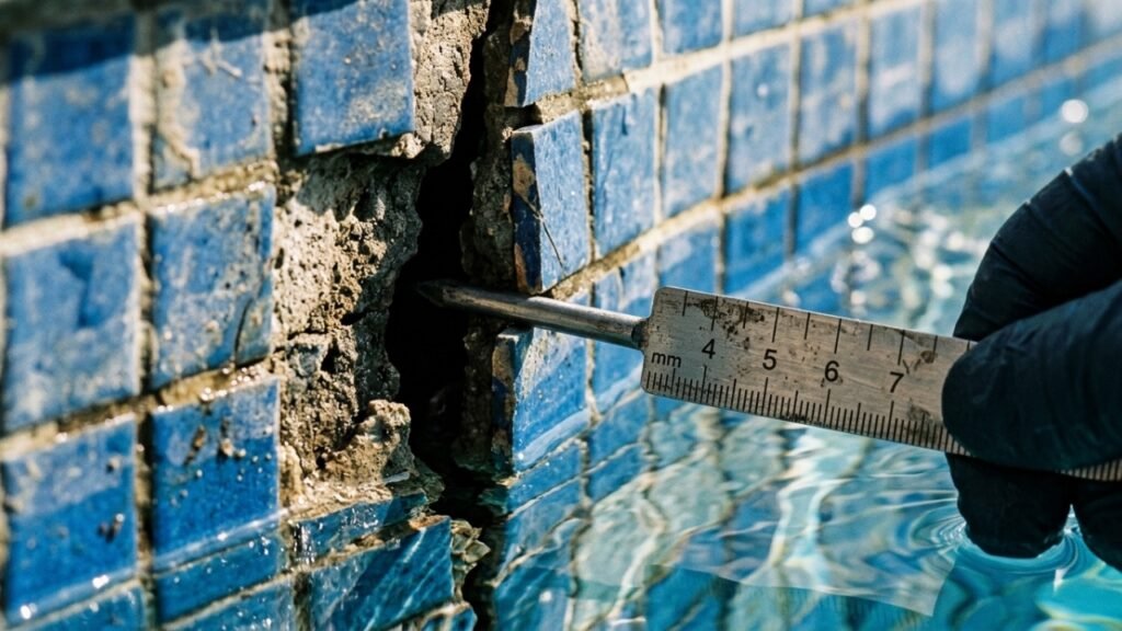 Dono de casa viu a piscina perder água dia após dia, processou a construtora e a perícia revelou uma falha que custou caro