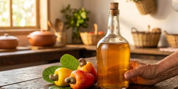 Na prática popular, a garrafada de caju anti-inflamatória é vista como um jeito simples de concentrar substâncias presentes na casca