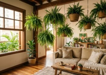 Como cuidar de samambaias em casa e manter folhas sempre verdes com um método simples que funciona até em apartamento