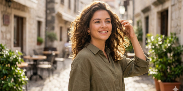 Quando o corte respeita o caimento natural, o cabelo costuma ter menos frizz aparente, mais definição e um visual mais estável no di