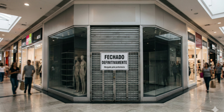 Lojas estão encerrando suas atividades