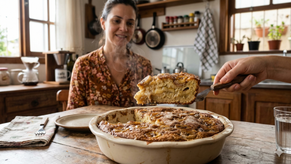 Como fazer torta de banana cremosa em casa