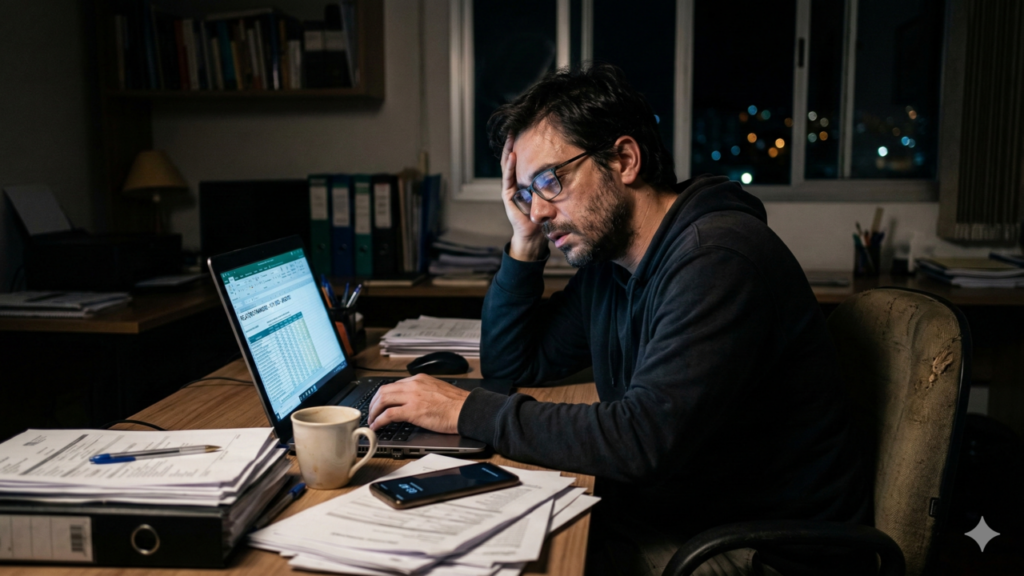 Burnout cresce em rotinas de trabalho intensas