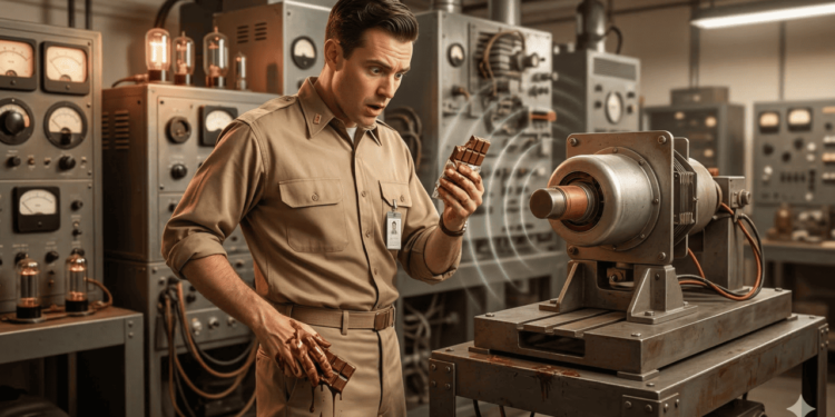 A história do micro-ondas começa em um laboratório de radar militar, nos Estados Unidos, na década de 1940