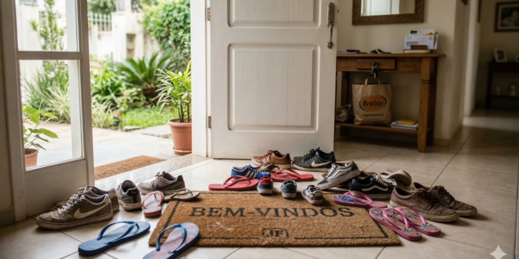 A maneira mais prática de acabar com sapatos espalhados