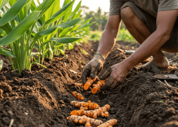 Cultive seu próprio ouro líquido: como plantar cúrcuma em baldes dentro de apartamentos pequenos