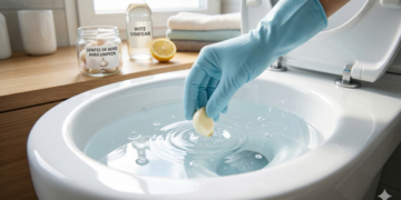 O truque do alho que promete ajudar na limpeza do banheiro