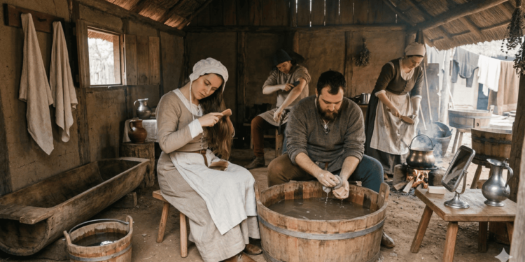 A higiene íntima antes do papel higiênico envolvia uma combinação de água, plantas, tecidos e até objetos sólidos