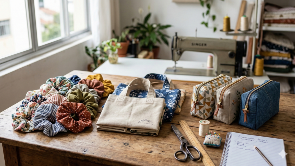 Costura em casa pode virar renda extra