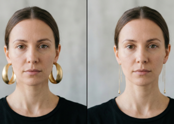 Os melhores brincos para um rosto mais fino