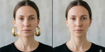 Os melhores brincos para um rosto mais fino