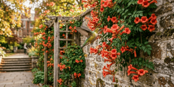 A trepadeira que atrai beija-flores e cobre muros em tempo recorde está conquistando jardins