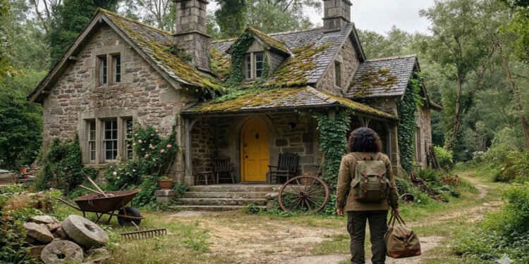 Mulher transforma casa antiga após divórcio e recomeça