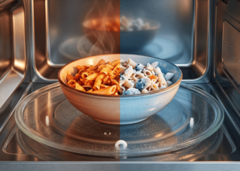 Os perigos de colocar travessas muito pesadas que podem forçar o motor do seu microondas