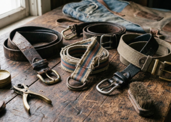 Cintos velhos viram itens criativos na decoração