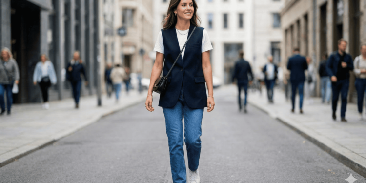 A palavra-chave nesse movimento é o colete moderno, que aparece em versões de alfaiataria,