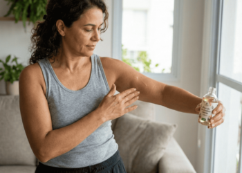 O ritual simples com óleo natural que muitas usam para cuidar do “tchauzinho” nos braços