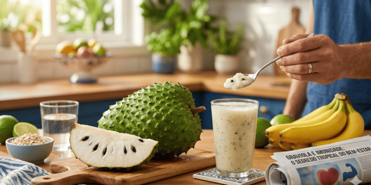 Em termos de valor energético, a graviola tem quantidade moderada de calorias, ligadas principalmente aos seus carboidratos naturais