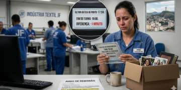 Demissão por justa causa por sair 1 minuto antes virou caso na Justiça