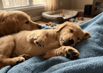 O que significa quando o cachorro mexe as patas ou rosna enquanto dorme?