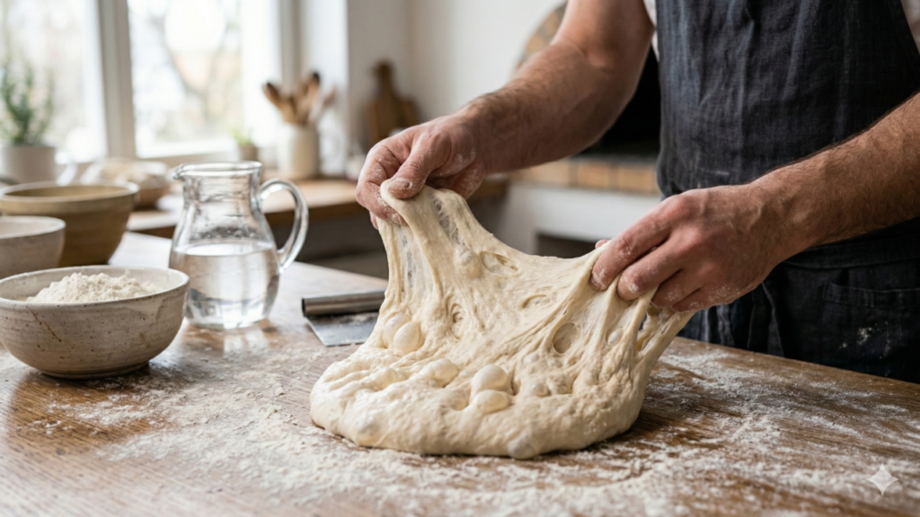 A técnica simples que transforma sua focaccia caseira