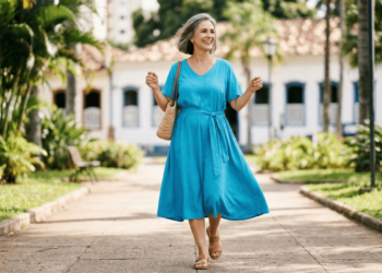 O vestido leve e fresquinho que virou favorito de mulheres acima dos 50 no calor