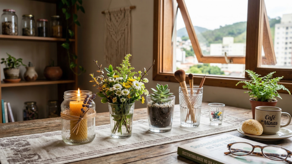 Um copo esquecido pode virar destaque na decoração