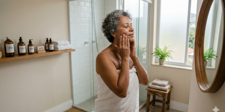 O melhor banho para pele após os 50 que faz diferença real