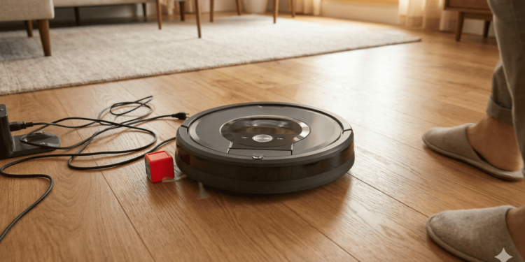O primeiro passo para proteger o aspirador robô é preparar o ambiente antes de apertar o botão de iniciar