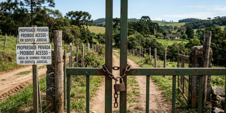 Moradores usam caminho por décadas e justiça impõe limite ao proprietário