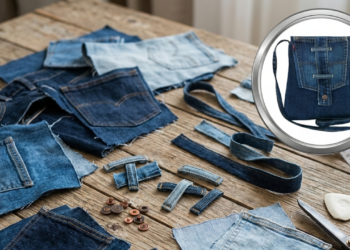 A bolsa de jeans que virou xodó das mães econômicas
