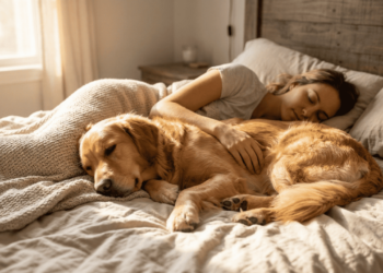 O que significa quando o cachorro escolhe dormir com você, segundo especialistas