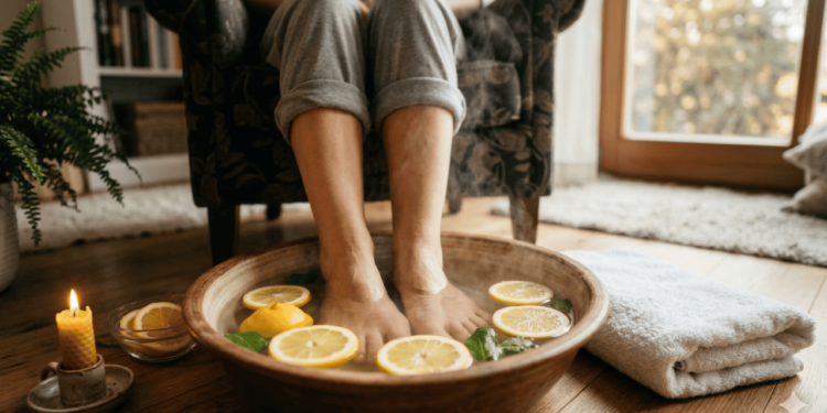 Muita gente relata que esse banho de pés deixa a pele mais macia, reduz odores e traz sensação de alívio depois de caminhar