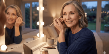 As mulheres de 50 anos ou mais estão trocando o delineador preto por este truque que ilumina o rosto todo