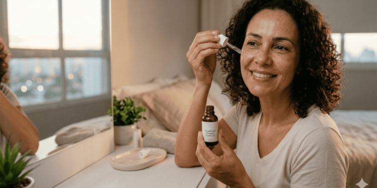 O sérum facial noturno, especialmente formulado com vitamina C, ganhou destaque por combinar praticidade com alta performance