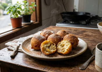 Receita de bolinho de banana fácil