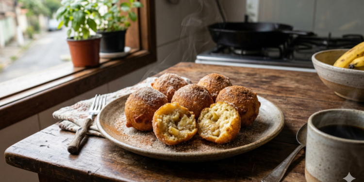 Receita de bolinho de banana fácil