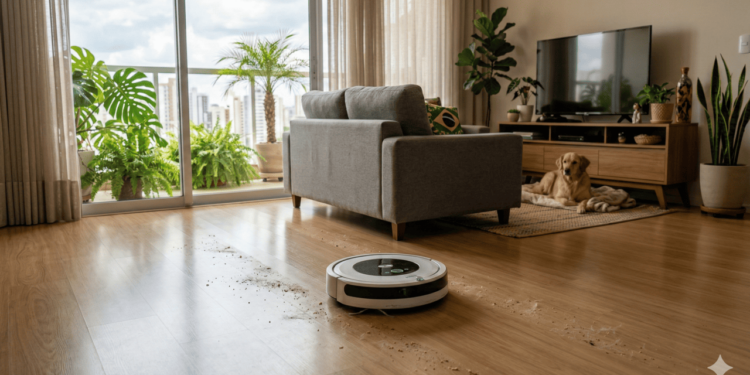 O uso do robô aspirador deixou de ser novidade e passou a fazer parte da rotina de muitas casas