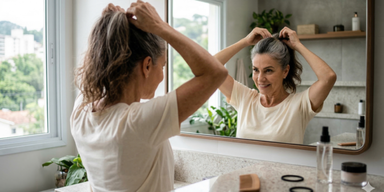 Os penteados presos mais indicados após os 50