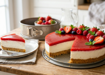 Torta Philadelphia com gelatina é a sobremesa mais fácil e cremosa