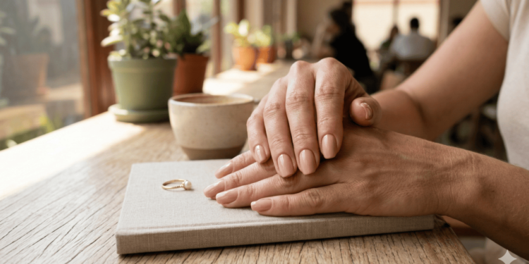 A popularidade das unhas nude rosado está muito ligada à sensação de elegância discreta que esse tom transmite