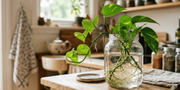 A planta indestrutível que vive apenas na água e transforma a decoração da sua cozinha sem sujeira de terra