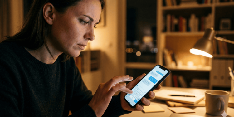 Do ponto de vista do dia a dia, reler mensagens antes de enviar é como fazer uma rápida “checagem de imagem”