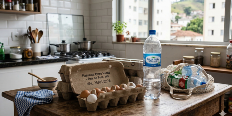 Vaso com garrafa e caixa de ovos vira tendência sustentável